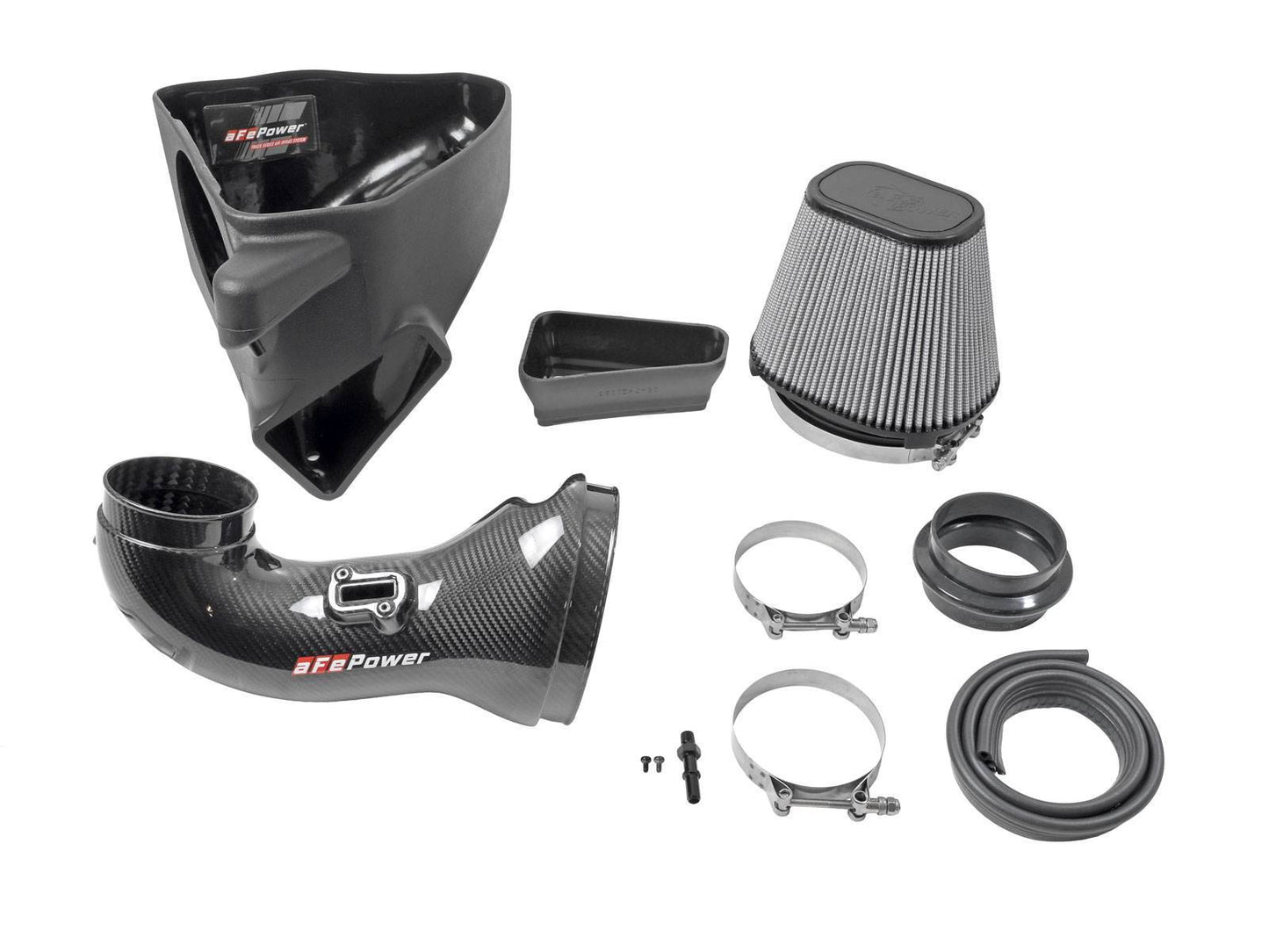 aFe Track Series Carbon Fiber CAI w/ Pro-DRY S Filters | Chevrolet Camaro ZL1 (6.2L V8) (57-10018D)