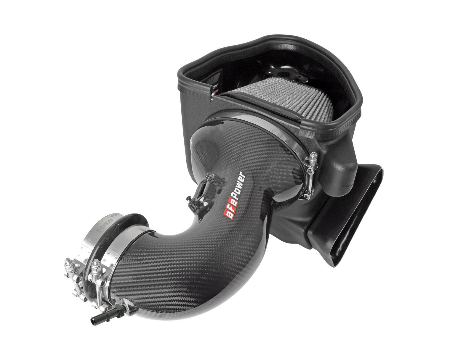 aFe Track Series Carbon Fiber CAI w/ Pro-DRY S Filters | Chevrolet Camaro ZL1 (6.2L V8) (57-10018D)