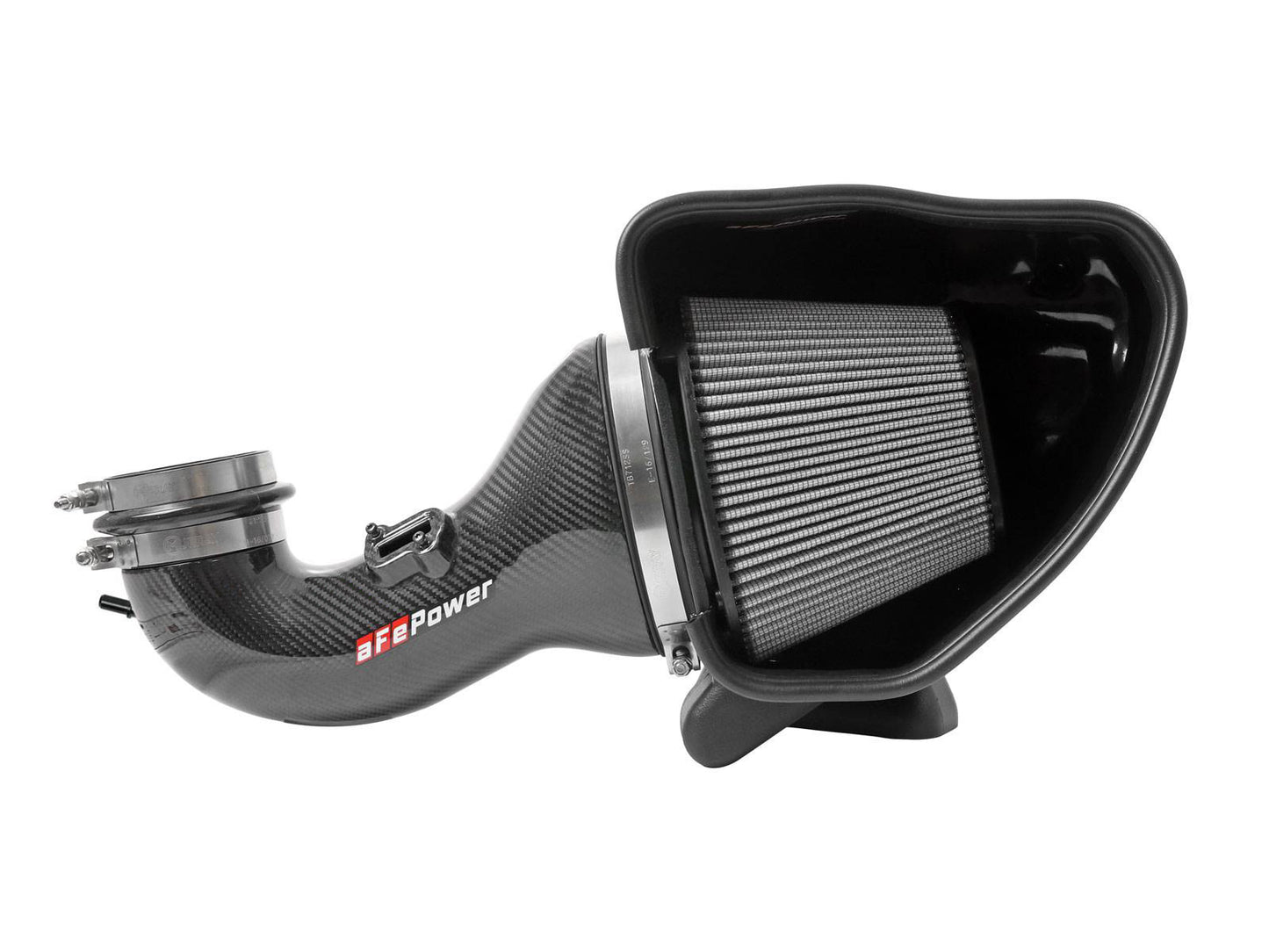 aFe Track Series Carbon Fiber CAI w/ Pro-DRY S Filters | Chevrolet Camaro ZL1 (6.2L V8) (57-10018D)