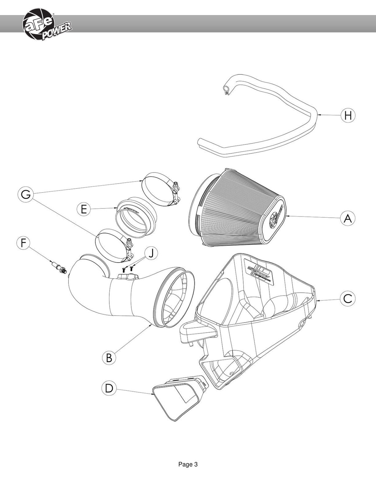 aFe Track Series Carbon Fiber CAI w/ Pro 5R Filter | Chevy Camaro ZL1 6.2L V8 (17-12) (57-10018R)