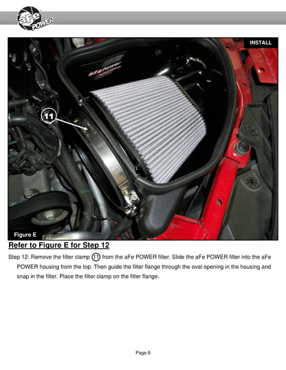 aFe Track Series Carbon Fiber CAI w/ Pro 5R Filter | Chevy Camaro ZL1 6.2L V8 (17-12) (57-10018R)