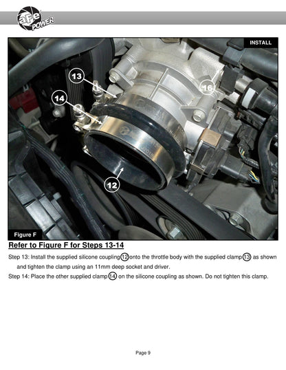 aFe Track Series Carbon Fiber CAI w/ Pro 5R Filter | Chevy Camaro ZL1 6.2L V8 (17-12) (57-10018R)