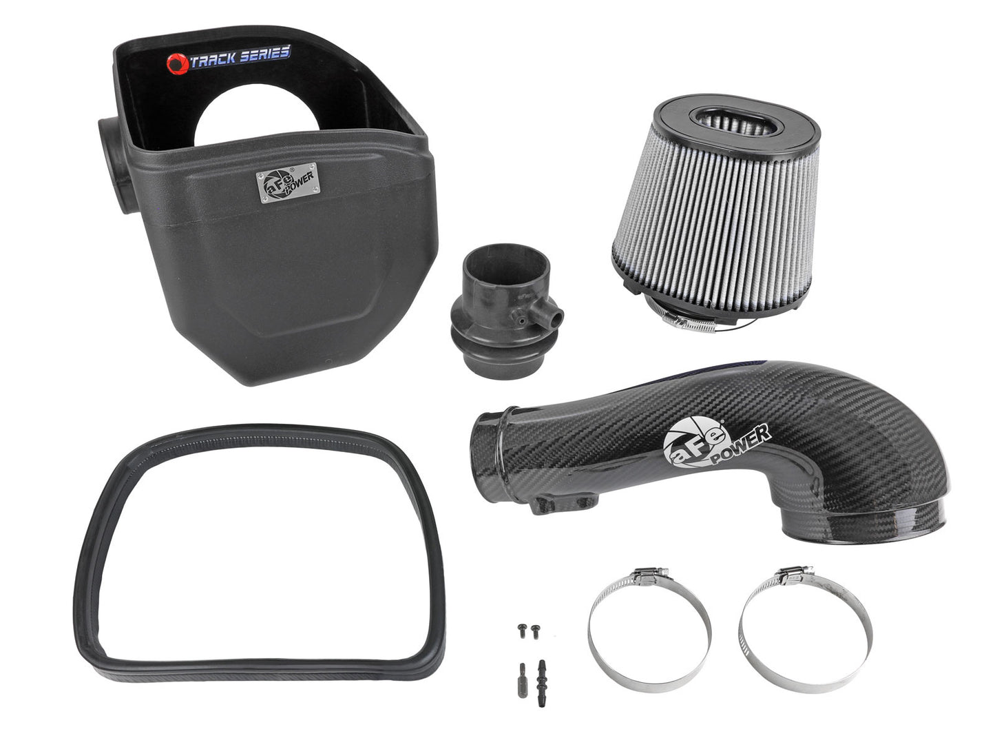 aFe 57-10019D Track CF Intake System w/Pro DRY S Filter for Nissan Patrol