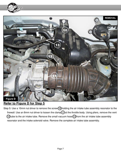 aFe 57-10019D Track CF Intake System w/Pro DRY S Filter for Nissan Patrol