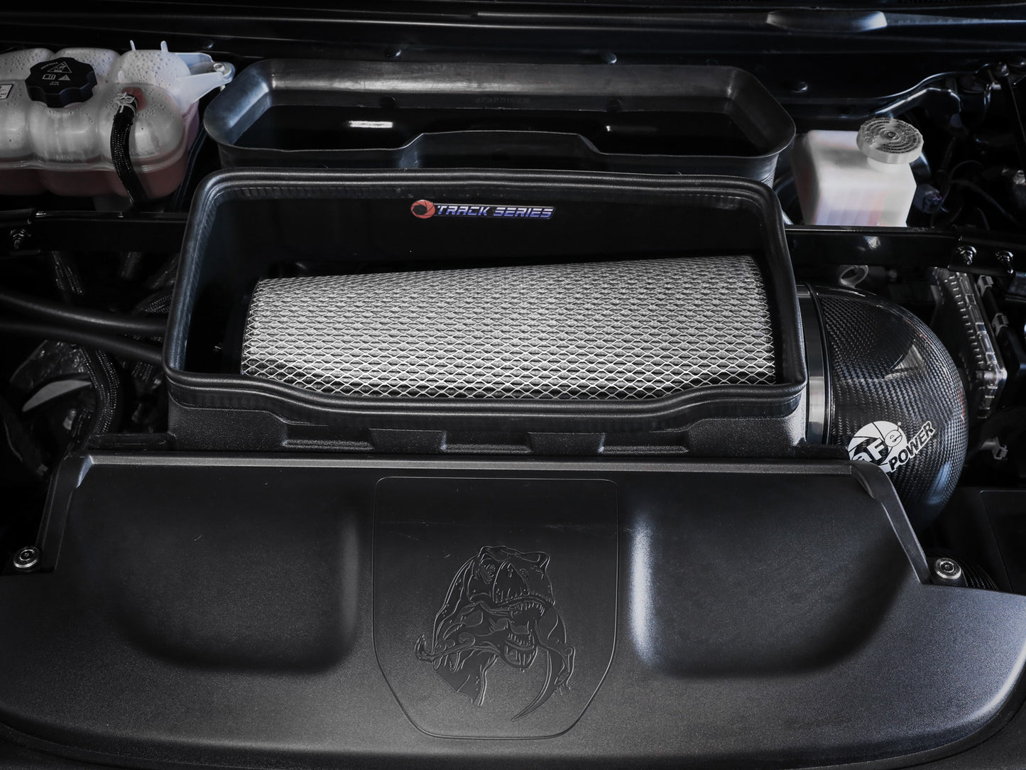 aFe Carbon Fiber Cold Air Intake w/ Pro DRY S | RAM 1500 TRX 2021-2023 (57-10022D)