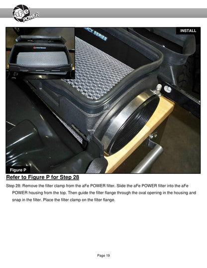 aFe 21-23 RAM 1500 TRX Track Series Carbon Fiber Cold Air Intake w/ Pro 5R Filter (57-10022K)
