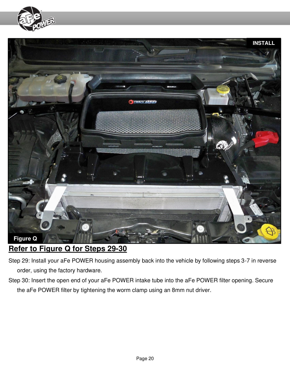 aFe 21-23 RAM 1500 TRX Track Series Carbon Fiber Cold Air Intake w/ Pro 5R Filter (57-10022K)