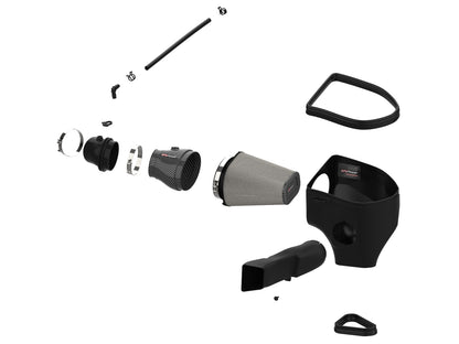 aFe Track Series Stage-2 Carbon Fiber Intake System | Dodge Charger SRT Hellcat Redeye (21-23) (57-10027D)