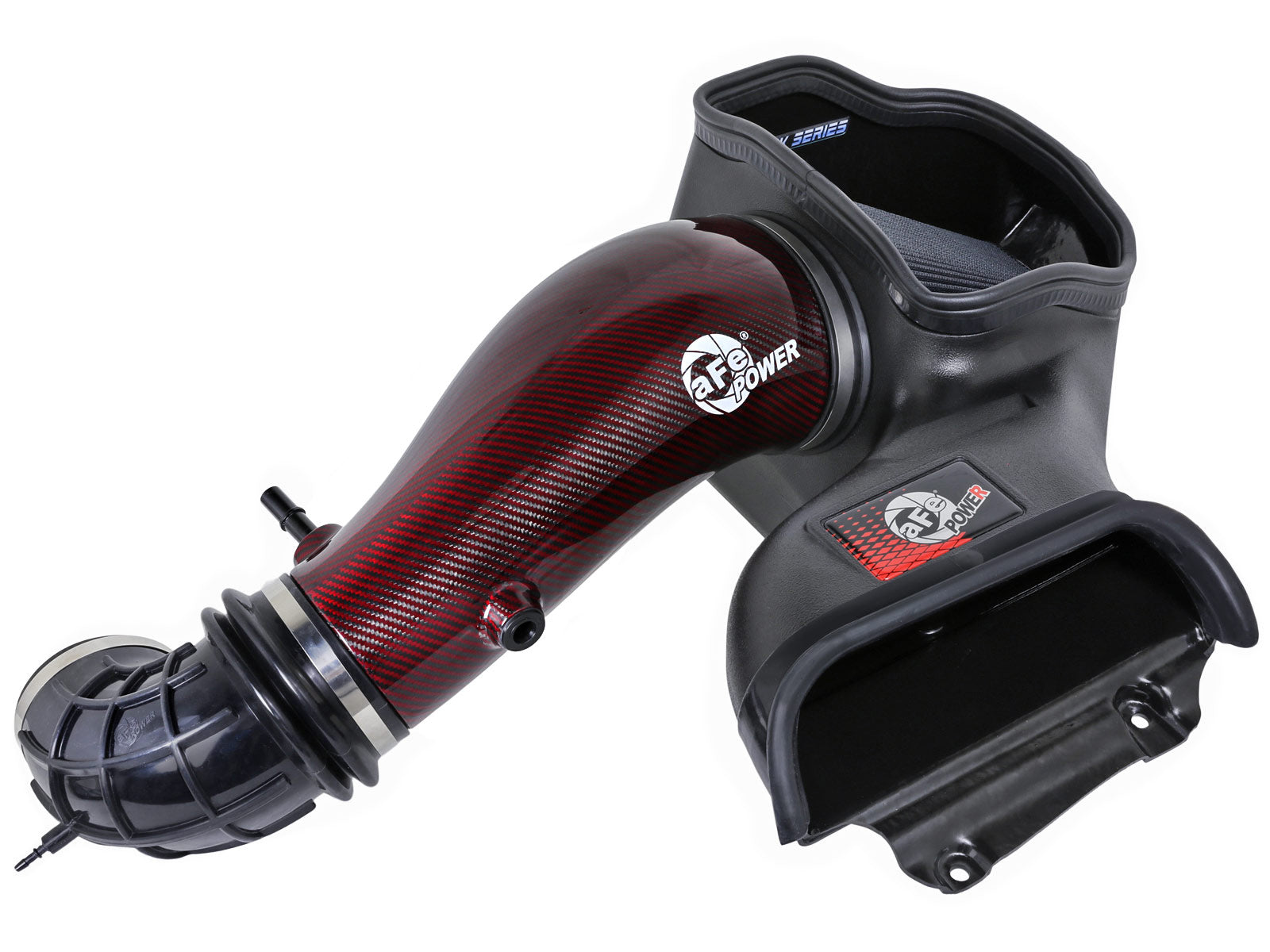 aFe Red Carbon Track Series Air Intake w/P5R Filter | Ford F150 Raptor R (23-24) (57-10030KR)