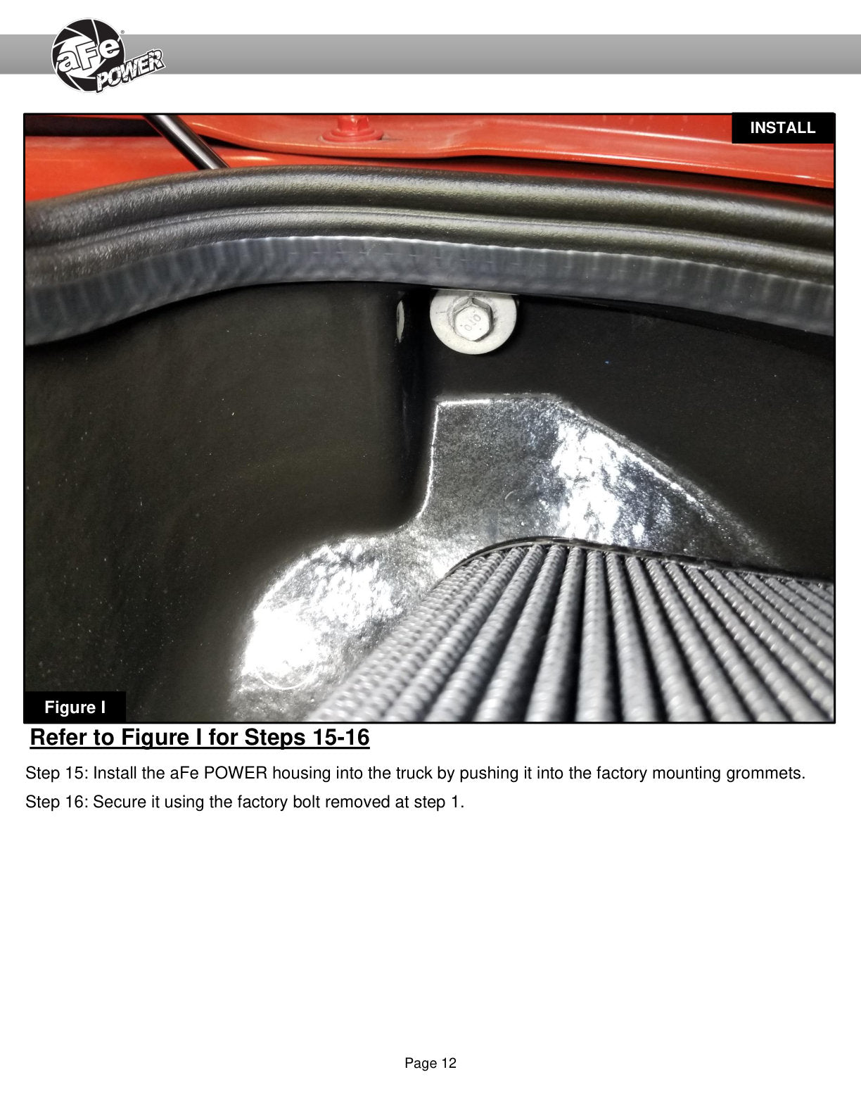 aFe Red Carbon Track Series Air Intake w/P5R Filter | Ford F150 Raptor R (23-24) (57-10030KR)