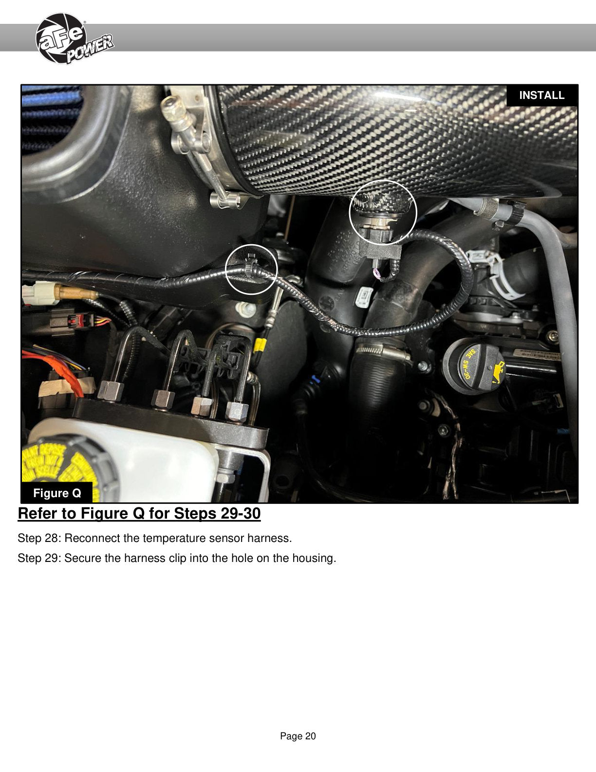 aFe Track Series Carbon Fiber Cold Air Intake System | Ford F150 Raptor (21-24) (57-10031D)
