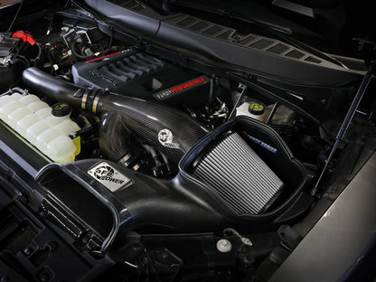 aFe Track Series Carbon Fiber Cold Air Intake System | Ford F150 Raptor (21-24) (57-10031D)
