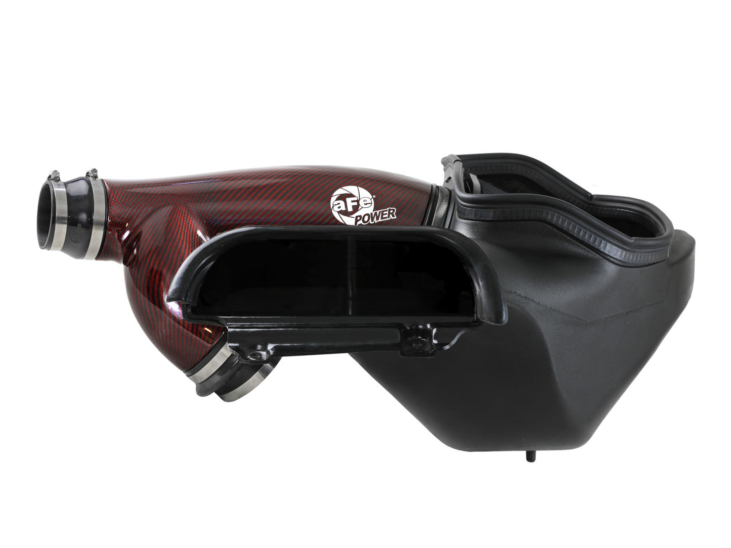 aFe 17-24 F-150 Track Series Red Kevlar C/F Intake | Ford F-150/Expedition (18-26) (57-10031KR)