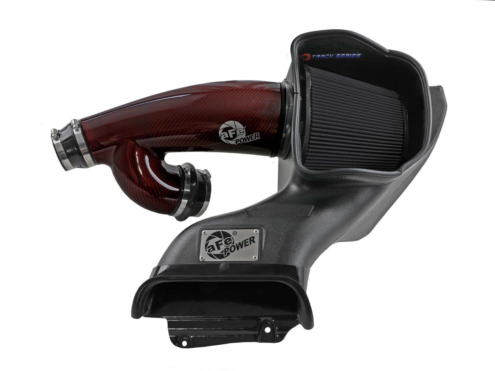 aFe 17-24 F-150 Track Series Red Kevlar C/F Intake | Ford F-150/Expedition (18-26) (57-10031KR)