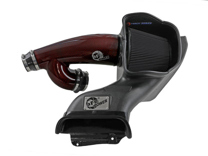 aFe 17-24 F-150 Track Series Red Kevlar C/F Intake | Ford F-150/Expedition (18-26) (57-10031KR)