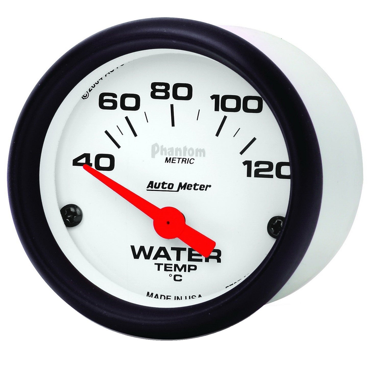 AutoMeter Phantom 52mm 40-120 Deg C Electronic Water Temp Gauge (5737-M)