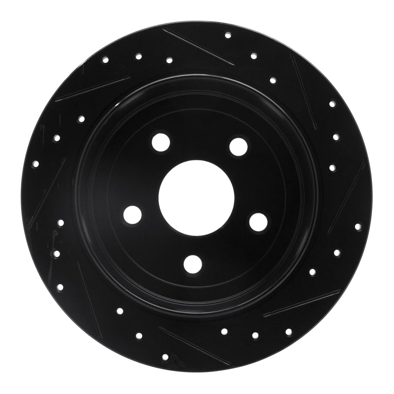 DFC D&S Brake Rotor (REAR LEFT): Jeep Wrangler 2.0L / 2.5L (07-18) - Black