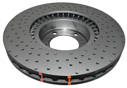 DBA 4000 Series Cross Drilled Iron Rotor | Porsche Panamera (10-13) excl GTS/Turbo (DBA42592XD)