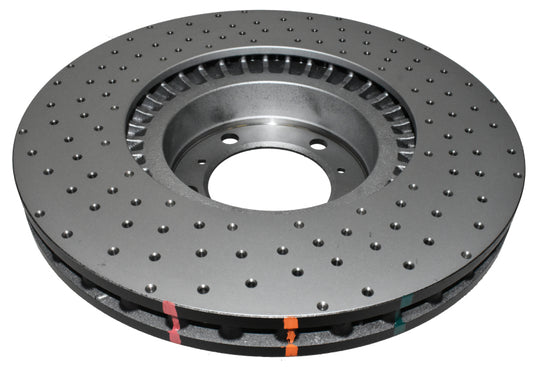 DBA 4000 Series Cross Drilled Iron Rotor | Porsche Panamera (10-13) excl GTS/Turbo (DBA42592XD)