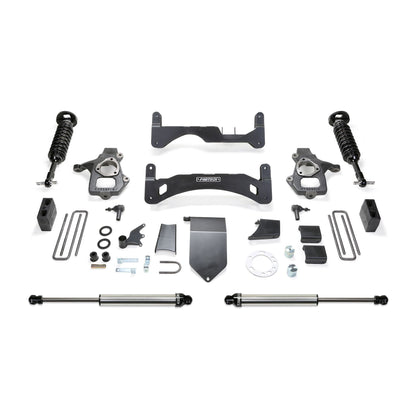 Fabtech 6in Performance System Gen 2 w/ Drilled & Slotted 2.5in & 2.25in Upper Control Arms | GM C/K1500 Pickup (14-18) (K1083DL)