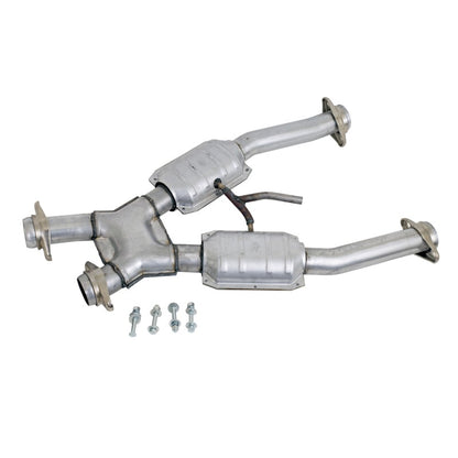 BBK 94-95 Mustang 5.0 Short Mid X Pipe w/ Catalytic Converters (1672)