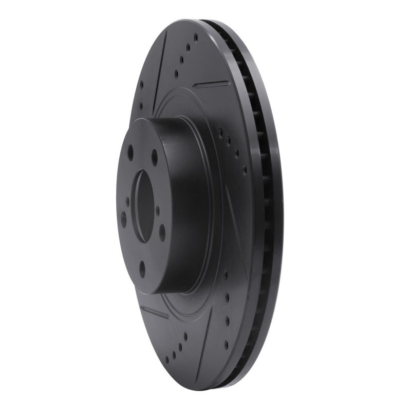 R1 04-25 Scion FR-S Front L D&S Black Brake Rotor | Subaru, Toyota (ECB-13034L)