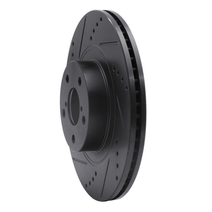 R1 04-25 Scion FR-S Front L D&S Black Brake Rotor | Subaru, Toyota (ECB-13034L)