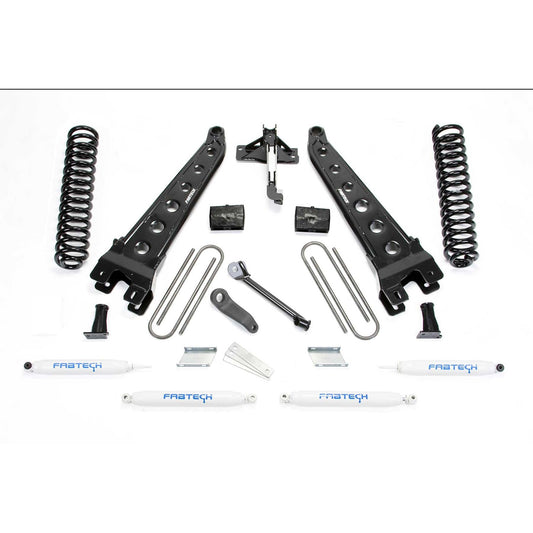 Fabtech 4" Rad Arm System w/ Coils & Performance Shocks | Ford F250/F350 4WD Gas (17-21) (K2253)