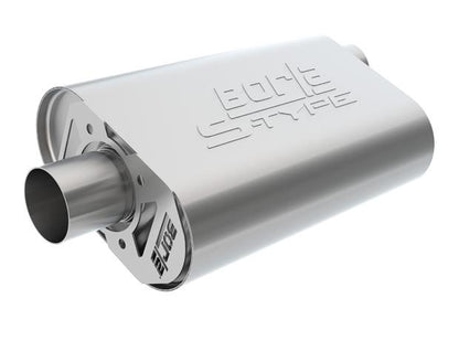 Borla CrateMuffler SBC | 2.25in Offset/Center 14x4.35x9in S-Type (400849)