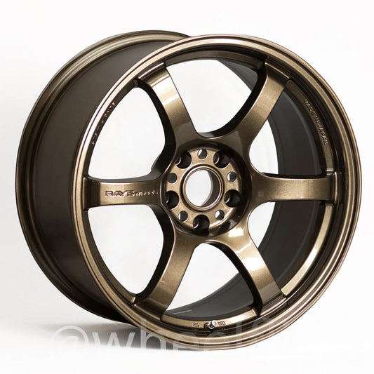 Gram Lights 57DR 18x9.5 +38 5x114.3 Almite Gold (SET)