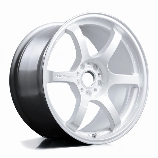 Gram Lights 57DR 18x9.5 +38 5x114.3 Ceramic Pearl White (SET)