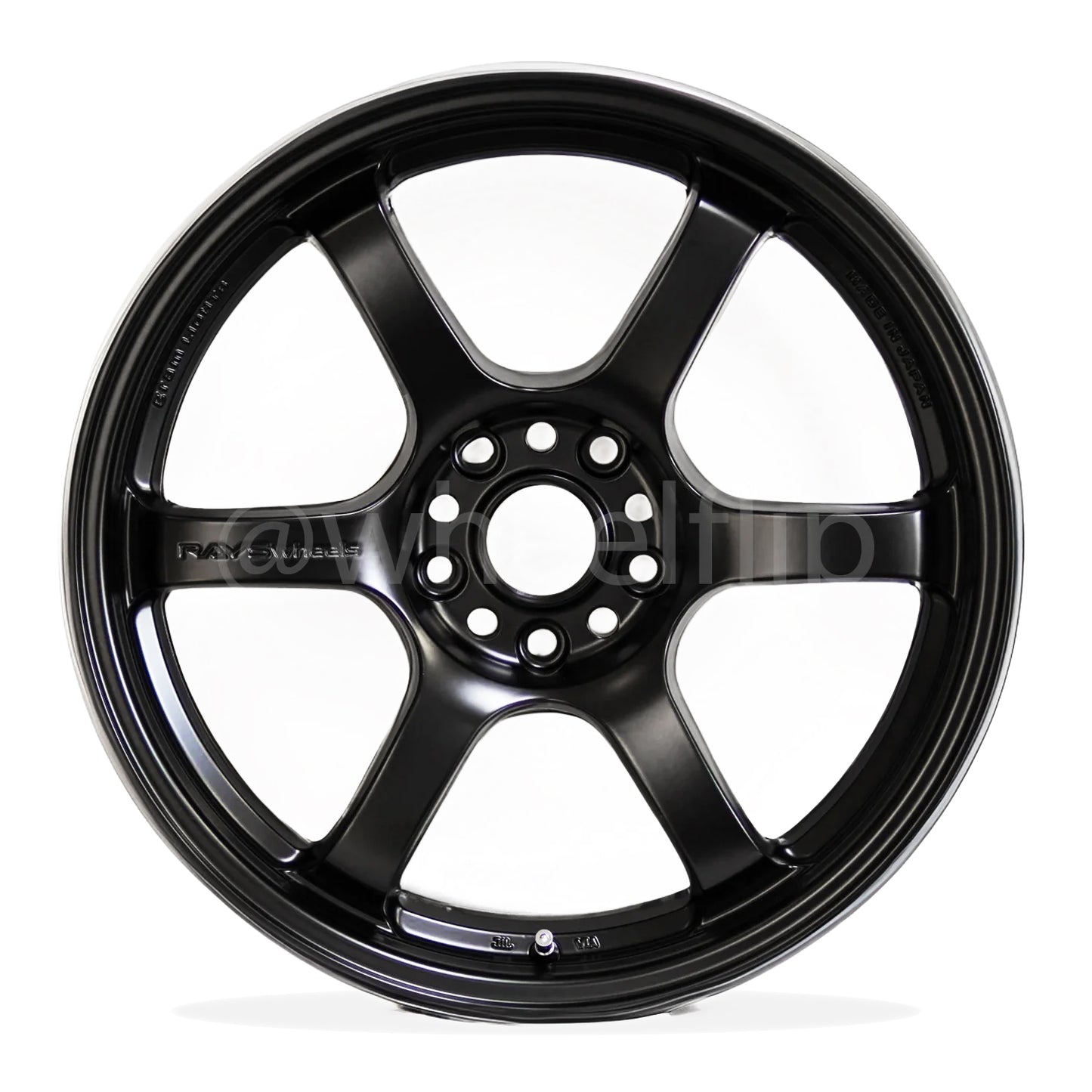 Gram Lights 57DR 18x8.5 +37 5x114.3 Semi Gloss Black (SET)