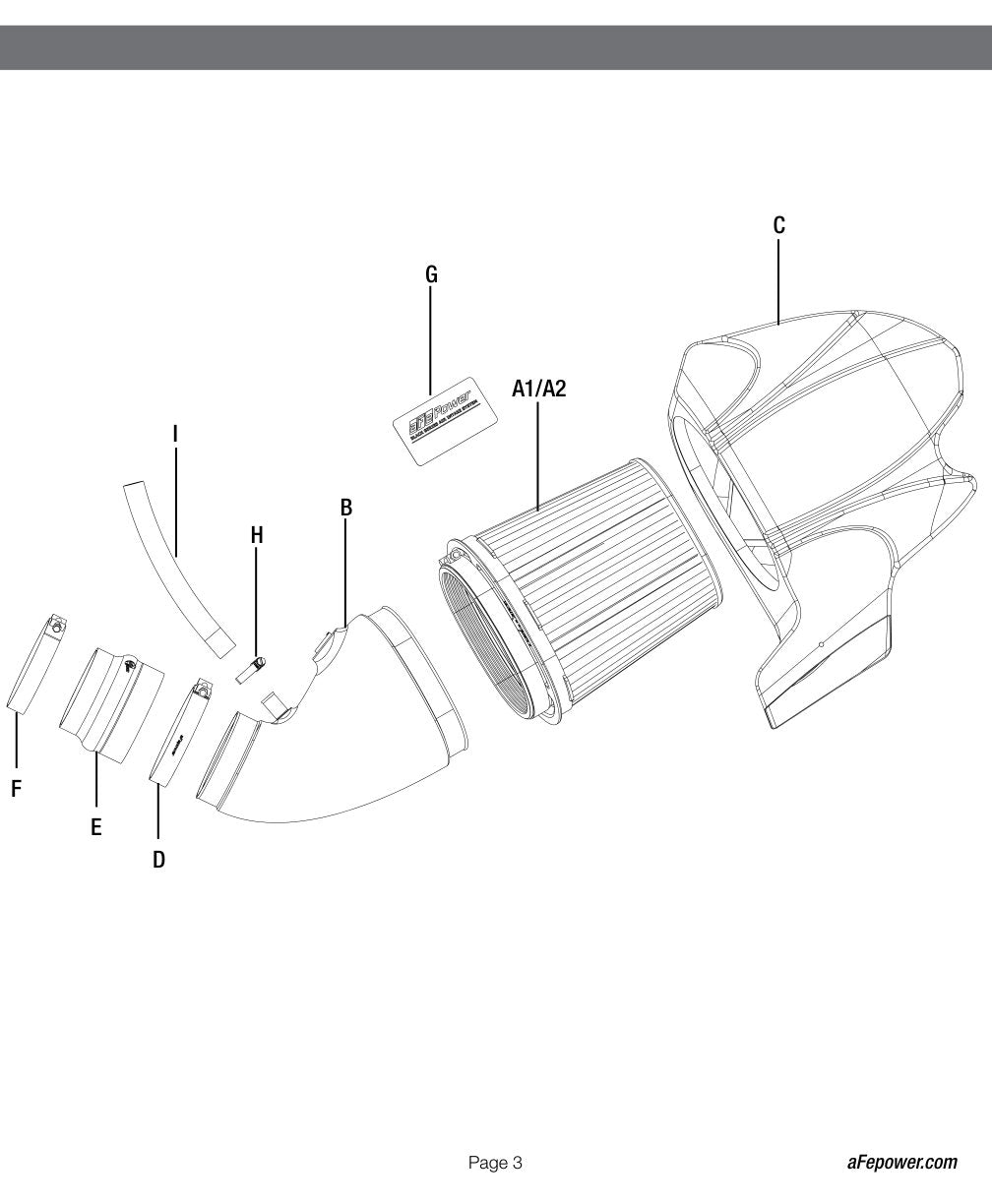 aFe Black Series Carbon Fiber Cold Air Intake | Jeep Grand Cherokee SRT8 (12-19) (58-10001D)