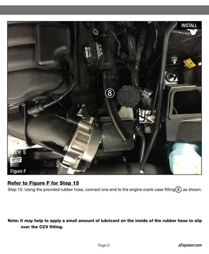 aFe Black Series Carbon Fiber Cold Air Intake | Jeep Grand Cherokee SRT8 (12-19) (58-10001D)