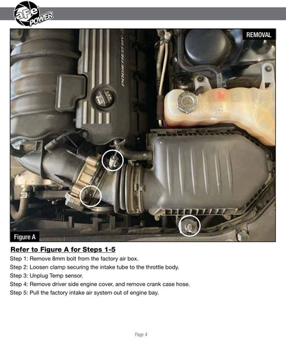 aFe Black Series Carbon Fiber Pro 5R Intake | Dodge Charger SRT8 (11-19) / 6.4L HEMI (58-10003R)