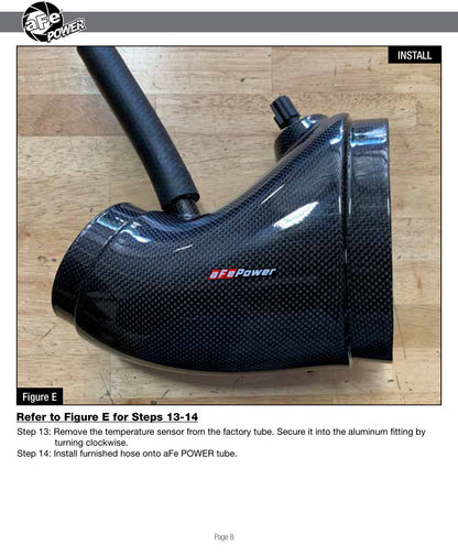 aFe Black Series Carbon Fiber Pro 5R Intake | Dodge Charger SRT8 (11-19) / 6.4L HEMI (58-10003R)