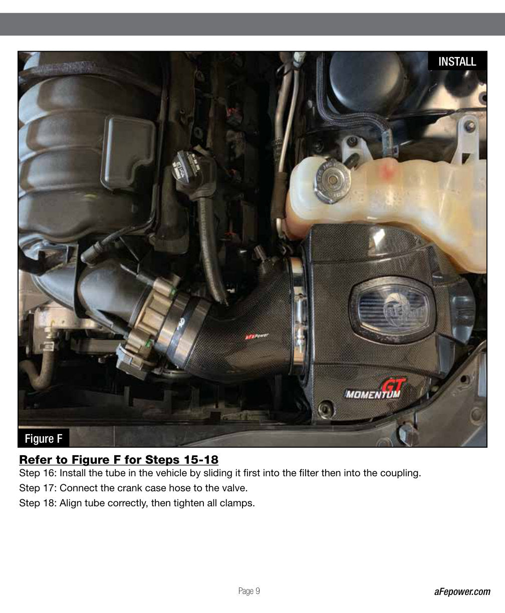 aFe Black Series Carbon Fiber Pro 5R Intake | Dodge Charger SRT8 (11-19) / 6.4L HEMI (58-10003R)