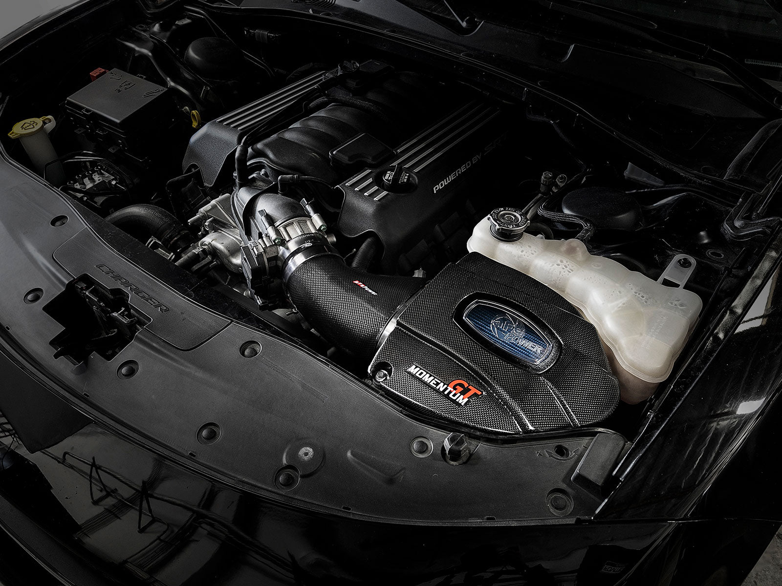 aFe Black Series Carbon Fiber Pro 5R Intake | Dodge Charger SRT8 (11-19) / 6.4L HEMI (58-10003R)