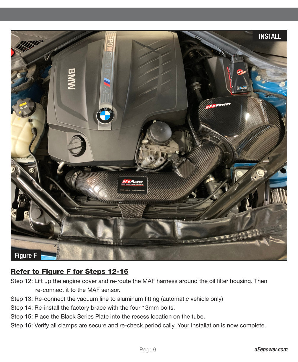 aFe Black Series Carbon Fiber CAIS w/PDS Filter | BMW M2 (F87) (58-10004D)