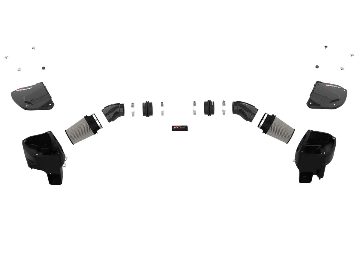 aFe Black Series Carbon Fiber Cold Air Intake | BMW M5 F90 18-19 (58-10005D)