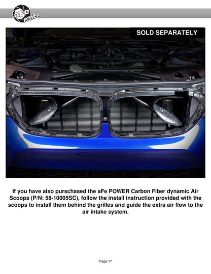 aFe Black Series Carbon Fiber Cold Air Intake | BMW M5 F90 18-19 (58-10005D)
