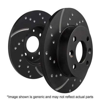 EBC Brakes GD7814 3GD Series Sport Slotted Rotors for 18-22 Wrangler JL