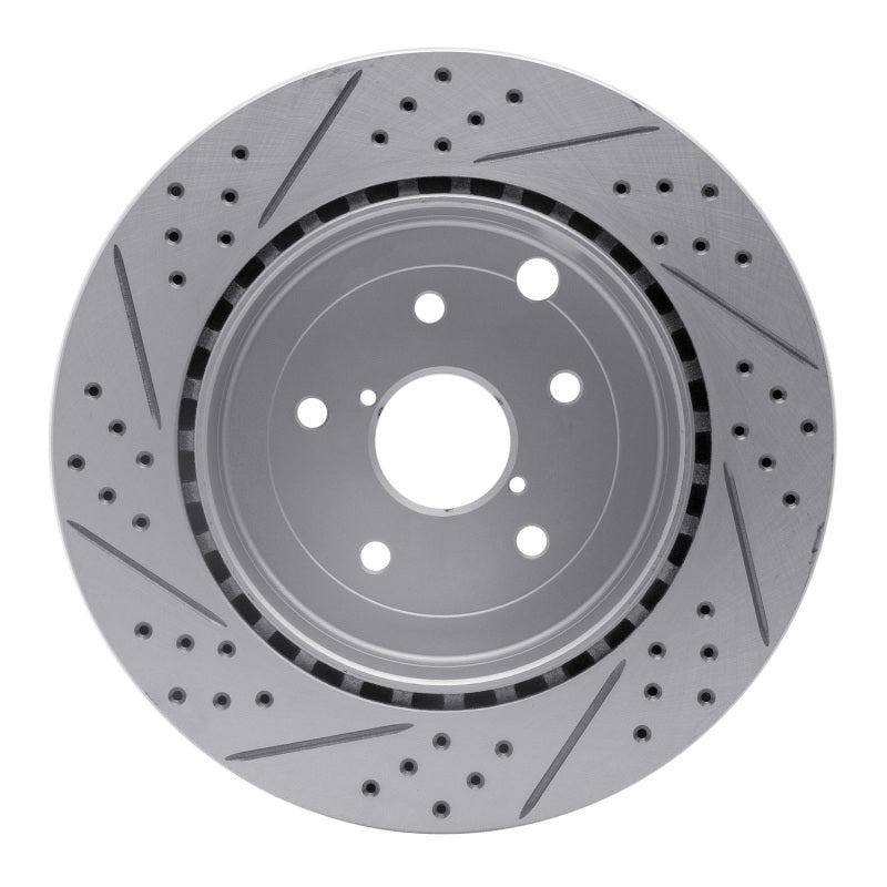 DFC D&S Rear Right Drilled & Slotted Rotor | Subaru Impreza/WRX (830-13022R)