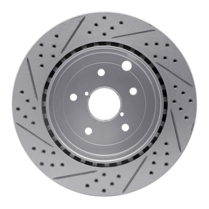 DFC D&S Rear Right Drilled & Slotted Rotor | Subaru Impreza/WRX (830-13022R)
