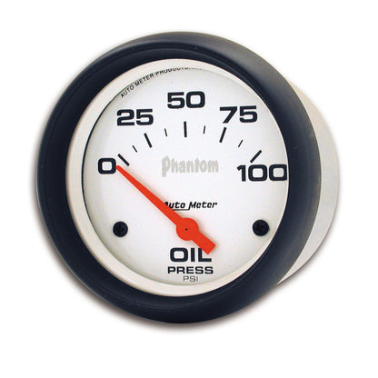 AutoMeter Phantom 66.7mm 0-100 PSI SSE Oil Pressure Gauge (5827)