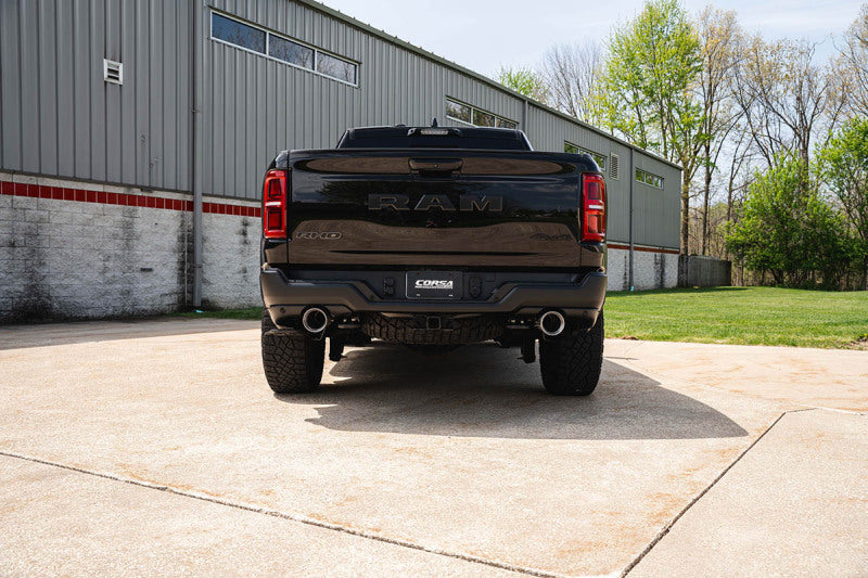 Corsa 21389 True Dual 3" Catback Exhaust System w/Dual Rear Exit/Flat 5.0" Tips