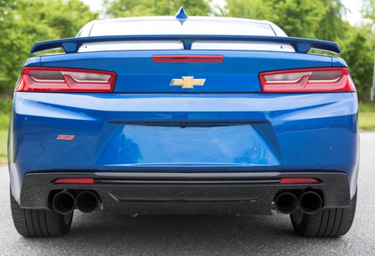 Mishimoto 2016+ Chevrolet Camaro SS Quad-Tip Race Axle-Back Exhaust w/ Black Tips-WheelFlip