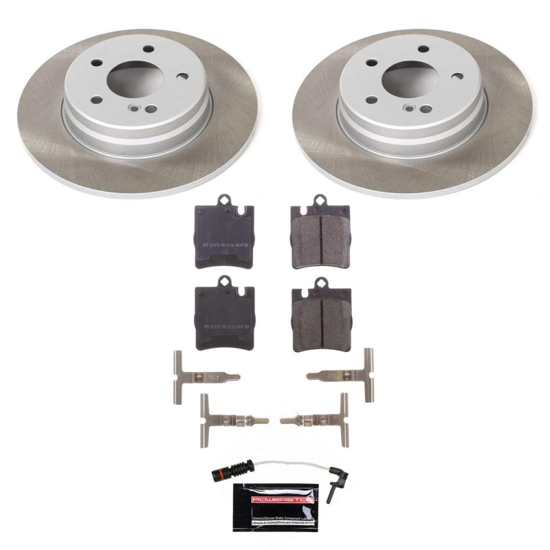 PowerStop 00-03 Mercedes-Benz CLK430 Rear Semi-Coated Rotor Kit (SC6697)