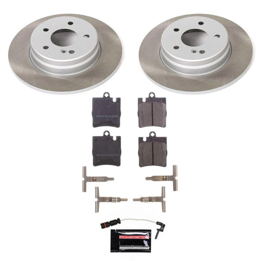 PowerStop 00-03 Mercedes-Benz CLK430 Rear Semi-Coated Rotor Kit (SC6697)