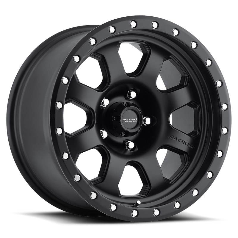 Raceline 929 Avenger Satin Black | 17x9" -12mm | 6x139.7mm Wheel
